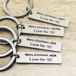 Load image into Gallery viewer, SANK®“Merry Christmas,l love you”Family Personalized Custom Keychain(Normal Package)
