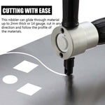 Load image into Gallery viewer, DOMOM Zipbite - Nibbler Cutter Drill Attachment Double Head Metal Sheet
