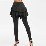 Load image into Gallery viewer, Tiered Ruffle Skirted Legging
