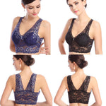 Load image into Gallery viewer, Women's Seamless Sports Lace Bra
