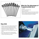 Load image into Gallery viewer, 10 in 1 Tungsten Steel Grinding Head ( 10PCS )
