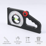Load image into Gallery viewer, Slope Horizontal Vertical Angle Bevel Protractor Declinometer
