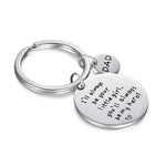 Load image into Gallery viewer, SANK®To my dad keychain（girl）
