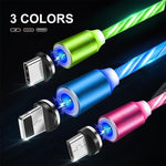 Load image into Gallery viewer, LED Magnetic 3 in 1 USB Charging Cable
