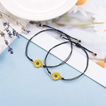 Load image into Gallery viewer, Cute Sunflower Braided Bracelet
