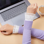 Load image into Gallery viewer, Lace Edge Fake Sleeves
