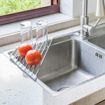 Load image into Gallery viewer, Triangle Roll Up Dish Drying Rack
