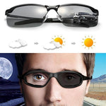 Load image into Gallery viewer, Intelligent photochromic polarized sunglasses 100% UV protection

