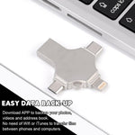 Load image into Gallery viewer, 4-in-1 Smart USB Flash Drive
