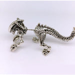 Load image into Gallery viewer, Funny Punk 3D Metal Mini Dinosaur Cartilage Earring Set
