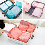 Load image into Gallery viewer, 6 Pieces of Portable Luggage Packing Cubes
