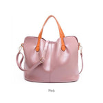 Load image into Gallery viewer, 2 In 1 Leather Shopper Tote Bag
