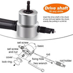 Load image into Gallery viewer, DOMOM Zipbite - Nibbler Cutter Drill Attachment Double Head Metal Sheet
