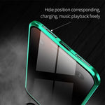 Load image into Gallery viewer, Upgraded Anti-peep Two Side Tempered Glass Magnetic  iPhone Case
