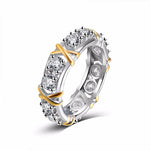 Load image into Gallery viewer, Sterling Silver Cross Full Diamond Ring
