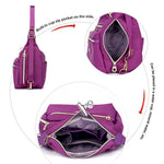 Load image into Gallery viewer, Bag with Double Zippers, Handbag and Shoulder Bag
