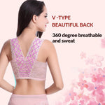 Load image into Gallery viewer, Women's Seamless Sports Lace Bra
