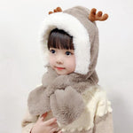 Load image into Gallery viewer, Cute Antlers Warm Cap for Baby
