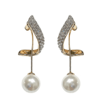 Load image into Gallery viewer, Diamond Pearl Dream Earrings
