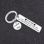 Load image into Gallery viewer, SANK®“To my man I love you” Keychain
