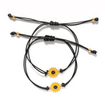 Load image into Gallery viewer, Cute Sunflower Braided Bracelet
