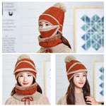 Load image into Gallery viewer, Women's Winter Beanie and Scarf
