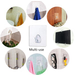 Load image into Gallery viewer, Waterproof Reusable Seamless Sticky Transparent Frosted Hooks
