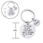 Load image into Gallery viewer, SANK®To my dad keychain（girl）
