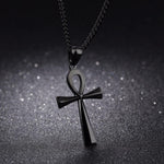 Load image into Gallery viewer, Stainless steel ancient Egyptian Cross men's Necklace
