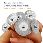 Load image into Gallery viewer, Diamond Cutting Wheel Set (10 PCs and 2 Rods)
