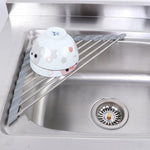 Load image into Gallery viewer, Triangle Roll Up Dish Drying Rack
