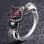 Load image into Gallery viewer, New Black Skull Ring
