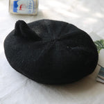 Load image into Gallery viewer, Cute Cat Ears Wool Beret
