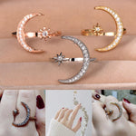 Load image into Gallery viewer, Moon &amp; Star Ring
