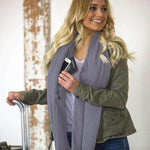 Load image into Gallery viewer, Winter Infinite Scarf With Zipped Pocket
