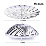 Load image into Gallery viewer, Stainless Steel Telescopic Steamer
