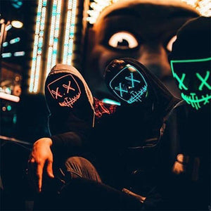 (🎃Early Halloween Promotion🎃)Halloween - LED luminous mask