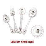 Load image into Gallery viewer, SANK® Personalized Dinosaur &amp; Unicorn Cutlery Set（Custom Initials/Name,with gift box）
