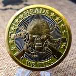 Load image into Gallery viewer, Cool Antique Embossed Skull Commemorative Coin Collectible Coins
