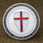 Load image into Gallery viewer, Armor Warrior Color Paint Commemorative Coins Challenge Coins Buy Online
