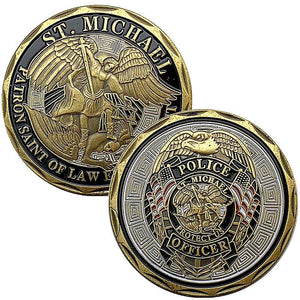 Saint Michael Commemorative Coins With Protective Box