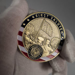 Load image into Gallery viewer, The Flag-raising Ceremony Commemorative Coin Military Coins Online
