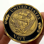Load image into Gallery viewer, US Navy Commemorative Coin With Protective Box
