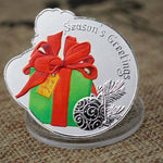 Load image into Gallery viewer, Best Merry Christmas Wishes Santa Claus Commemorative Coin
