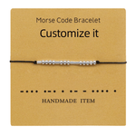 Load image into Gallery viewer, Morse Code Couple Bracelet
