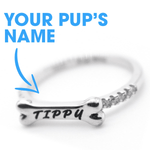 Load image into Gallery viewer, SANK®Personalized Dog Bone Ring
