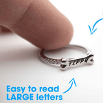 Load image into Gallery viewer, SANK®Personalized Dog Bone Ring
