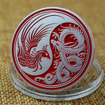 Load image into Gallery viewer, Dragon And Phoenix Commemorative Silver Coins Buy Online
