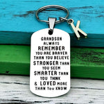 Load image into Gallery viewer, SANK®To My Grandson Granddaughter Son Daughter Gift Lettering Keychain
