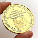 Load image into Gallery viewer, Happy Birthday Gold Commemorative Coins
